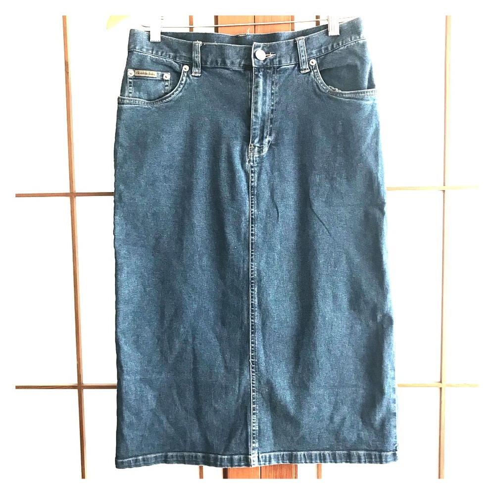 Vintage Calvin Klein Jean Skirt